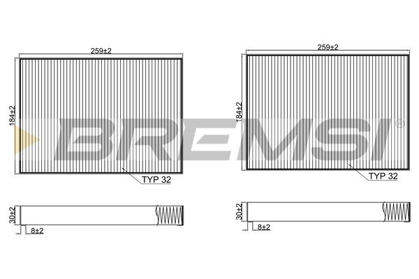 BREMSI FC2540C