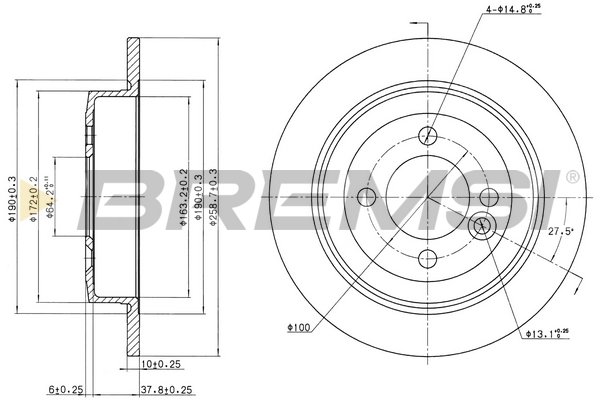 BREMSI CD7128S BREMSI CD7128S