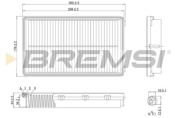 BREMSI FA1222