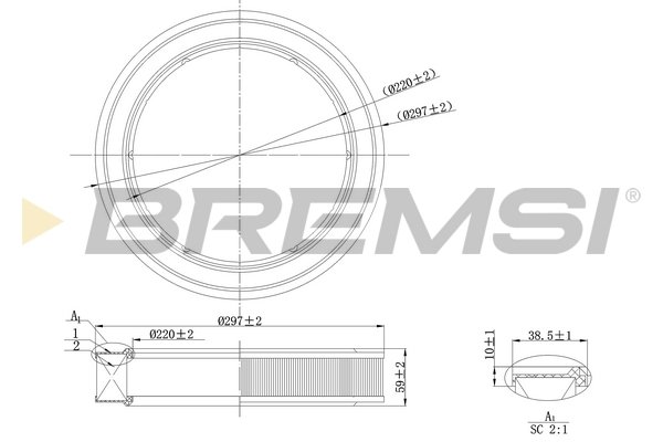 BREMSI FA2132