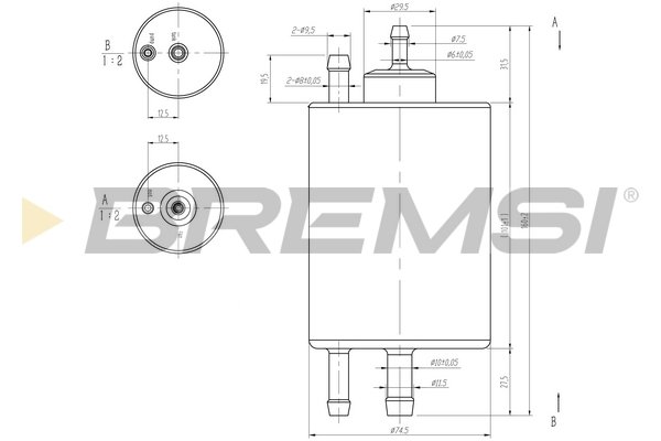 BREMSI FE0847