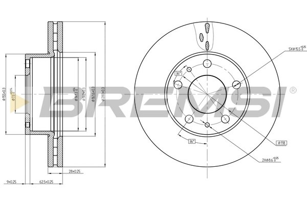BREMSI CD8659V BREMSI CD8659V