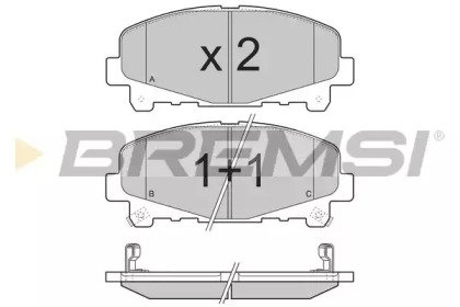 BREMSI BP3373