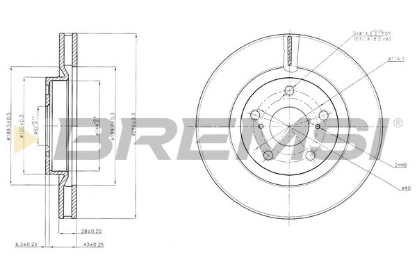 BREMSI CD7646V