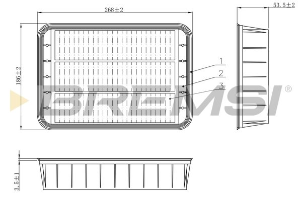 BREMSI FA1196