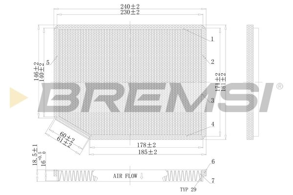 BREMSI FC1542C