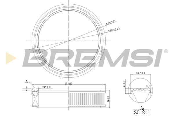 BREMSI FA0126