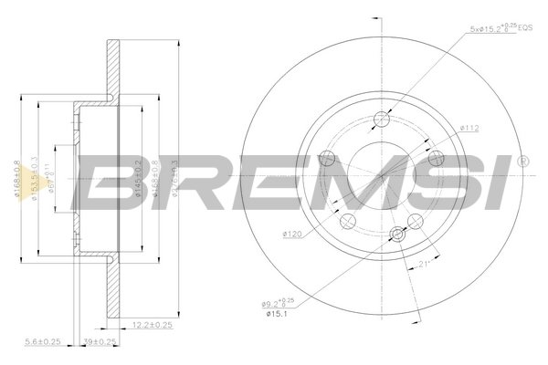 BREMSI CD7219S