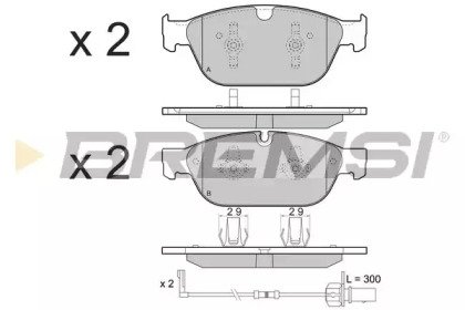 BREMSI BP3477