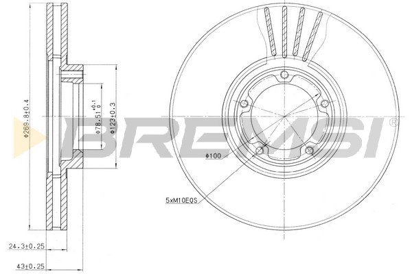 BREMSI CD6849V