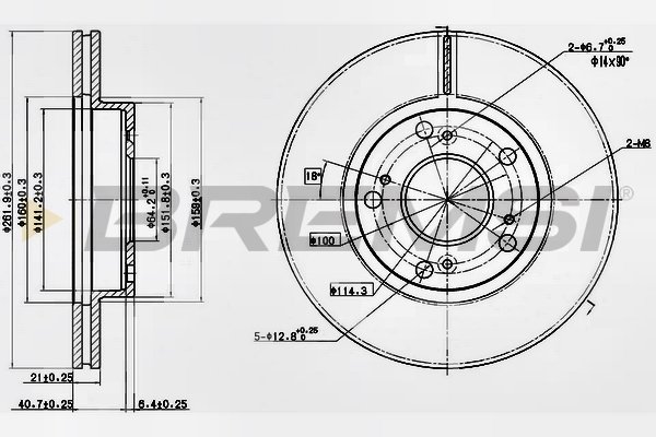 BREMSI CD7939V