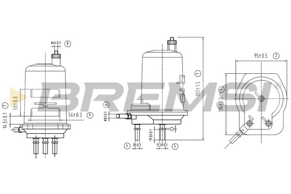 BREMSI FE0060