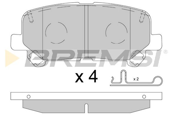 BREMSI BP3890