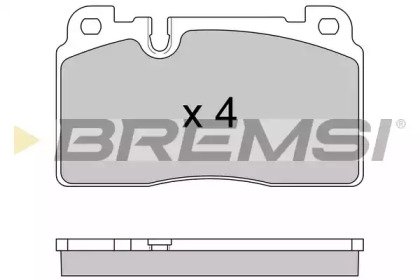 BREMSI BP3592