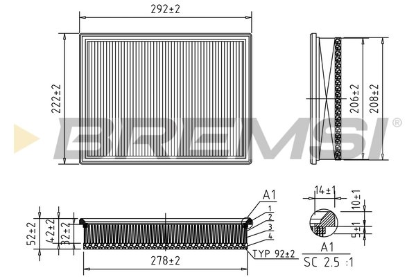 BREMSI FA0610