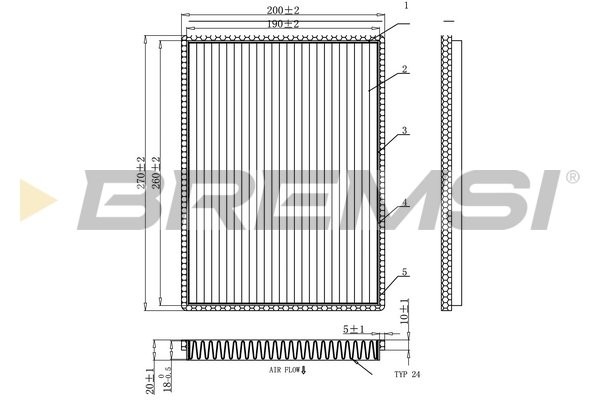 BREMSI FC0901C