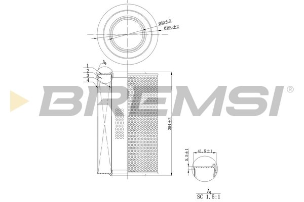 BREMSI FA0128