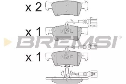 BREMSI BP3282