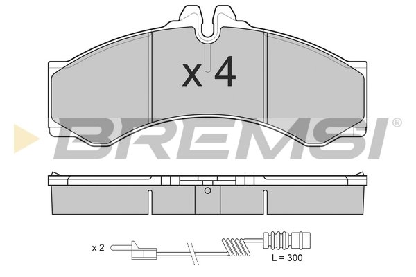 BREMSI BP2681TR