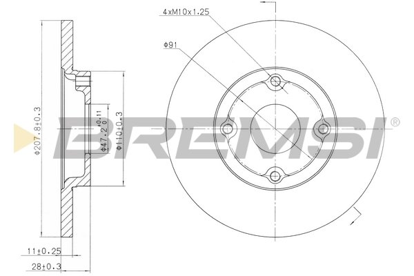 BREMSI CD6422S BREMSI CD6422S