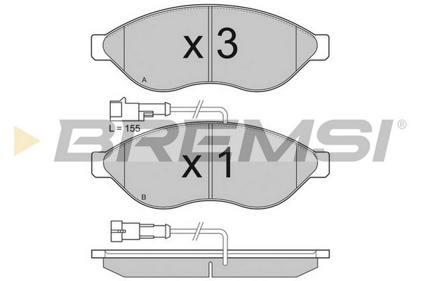 BREMSI BP3285TR