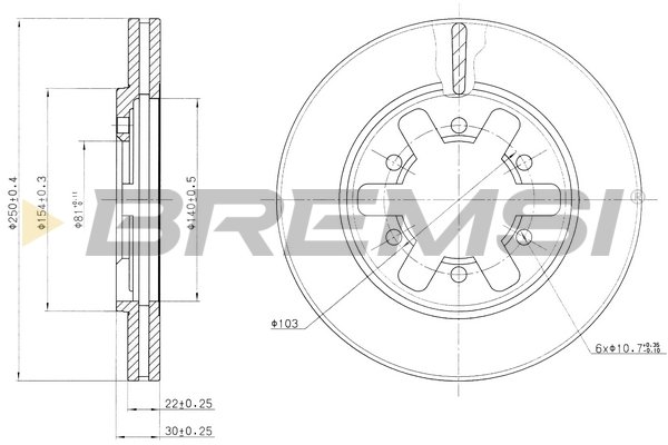 BREMSI CD6626V BREMSI CD6626V