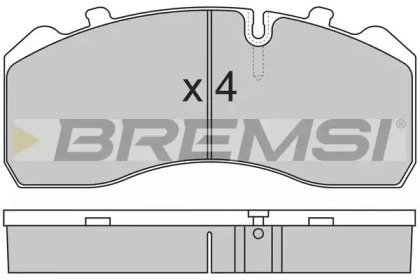 BREMSI BP7284
