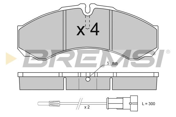 BREMSI BP2706TR