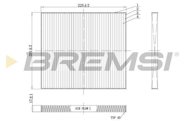 BREMSI FC0447