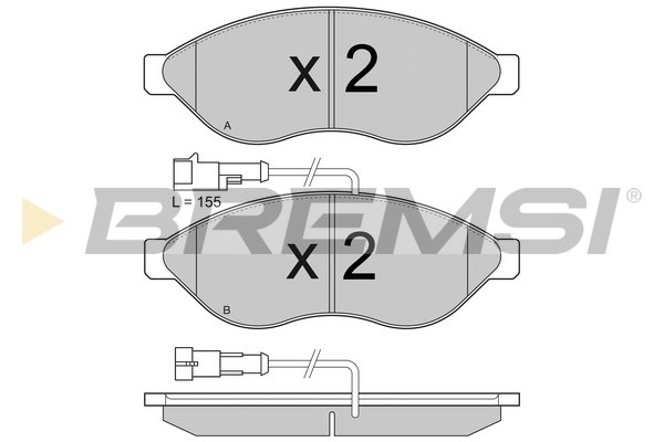 BREMSI BP3868