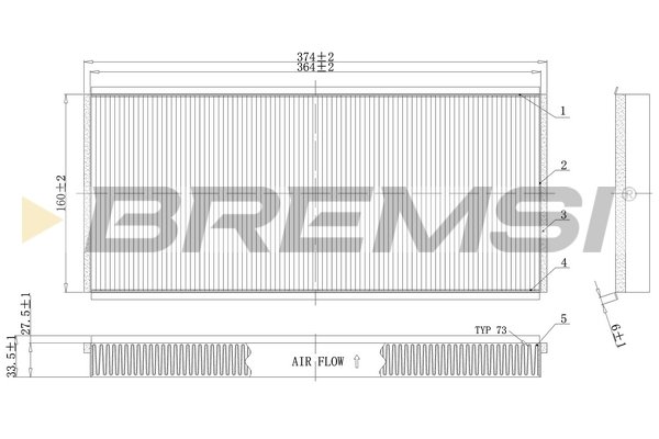 BREMSI FC1335