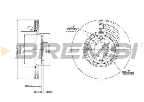 BREMSI CD6762V