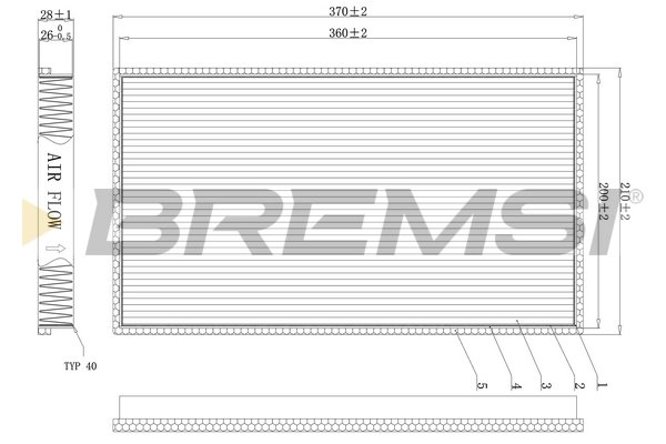 BREMSI FC1338