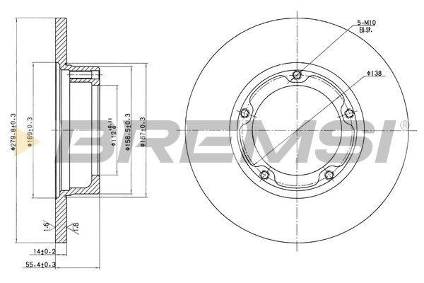 BREMSI CD6061S BREMSI CD6061S