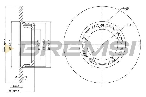 BREMSI CD6061S