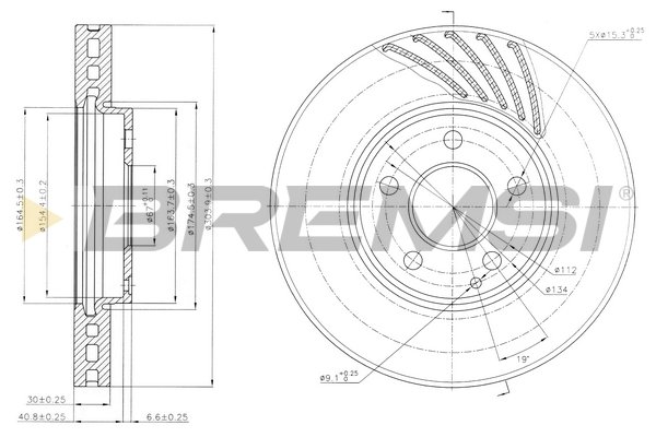 BREMSI CD7638V