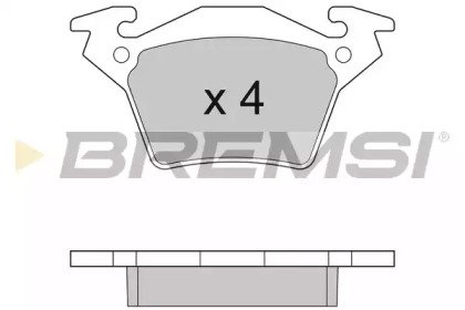 BREMSI BP2880