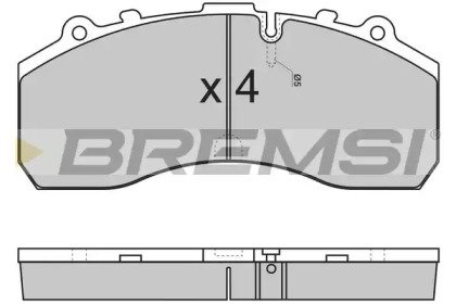 BREMSI BP7278