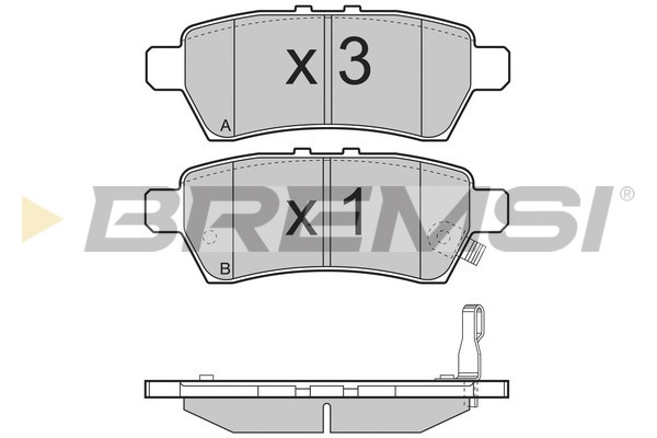 BREMSI BP3257 BREMSI BP3257