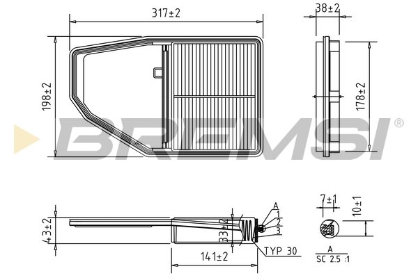 BREMSI FA1689