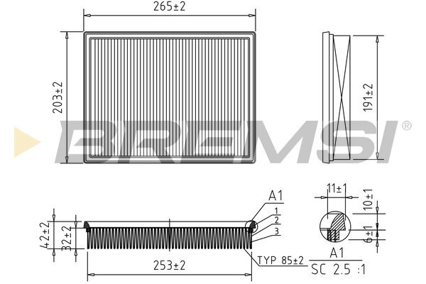 BREMSI FA0400