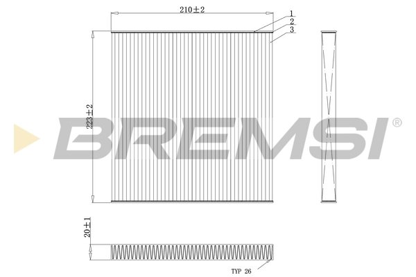 BREMSI FC0445C