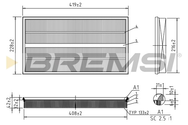 BREMSI FA1245