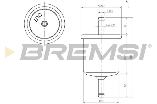 BREMSI FE1514