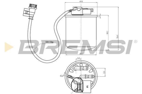 BREMSI FE0824