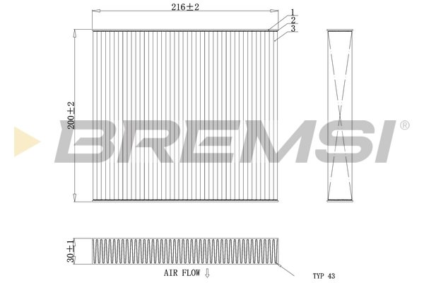 BREMSI FC0855