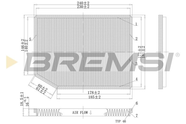 BREMSI FC1542