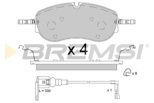 BREMSI BP3911