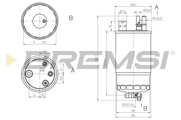 BREMSI FE0811