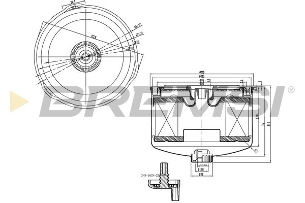 BREMSI FE0795